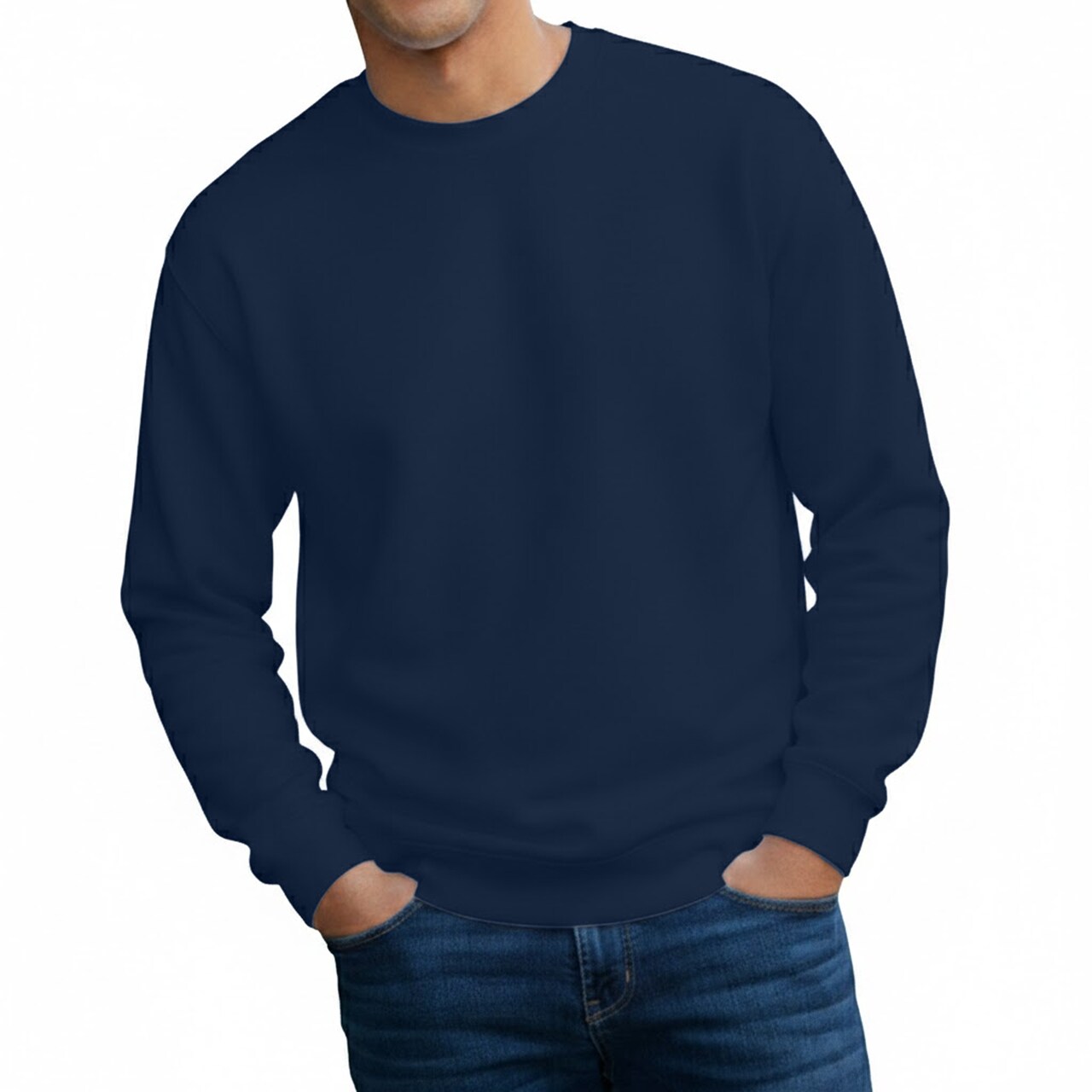 Gildan Softstyle Crewneck Sweatshirt, 80/20 Cotton Blend, Print-Ready Fleece